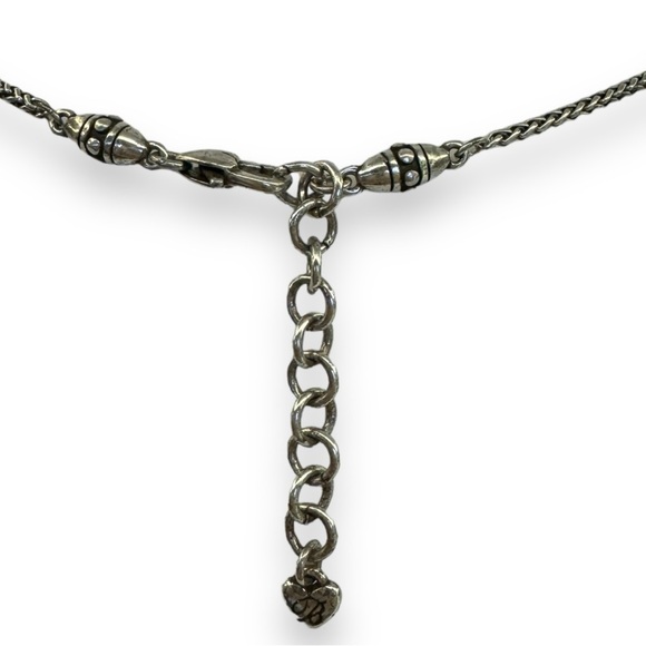 Brighton Silver Chunky Heart Necklace - Picture 5 of 5